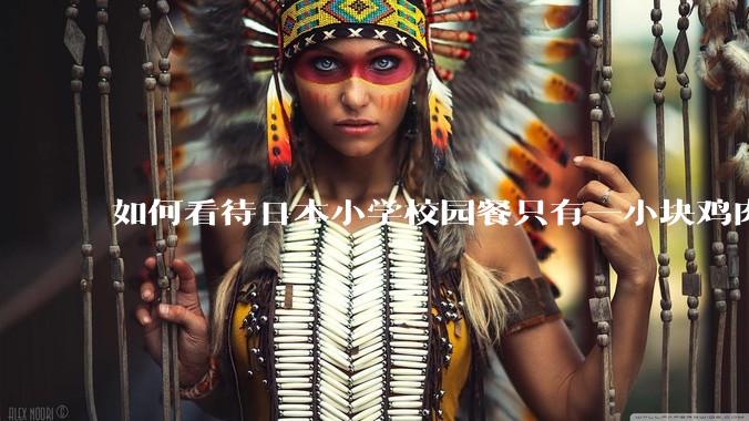 如何看待日本小学校园餐只有一小块鸡肉？