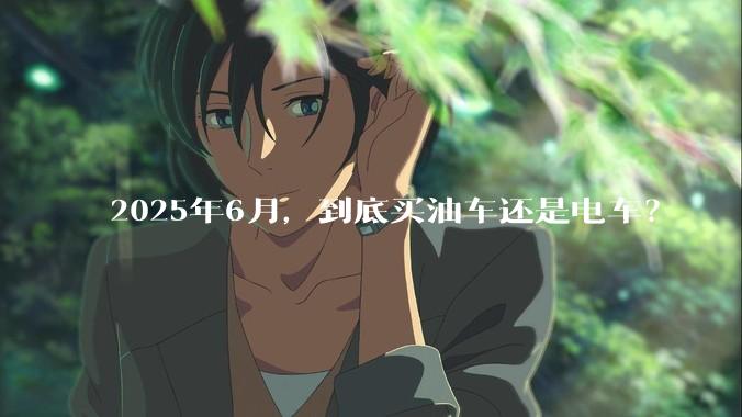2025年6月，到底买油车还是电车？